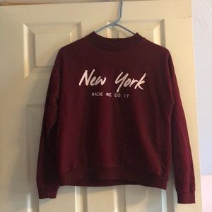 “New York made me do it” Long sleeve jumper